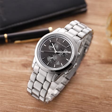 silver luxury watch